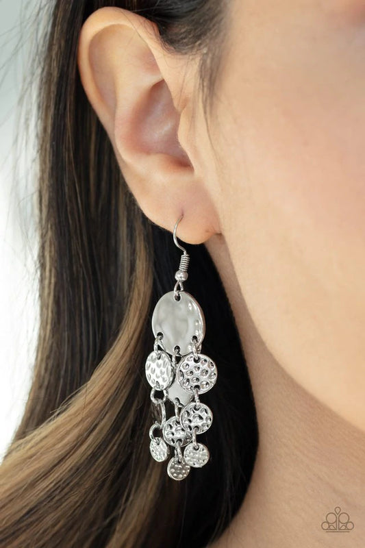 Do Chime In - Silver Earrings