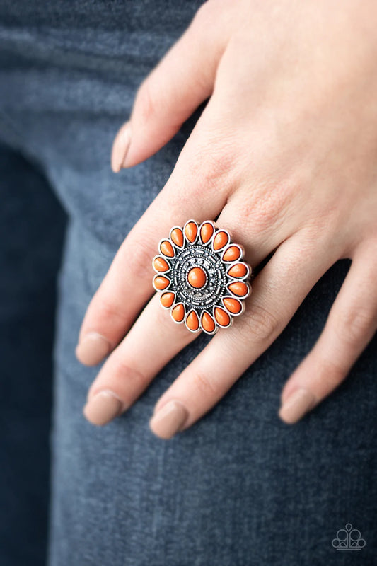 Posy Paradise Orange Ring