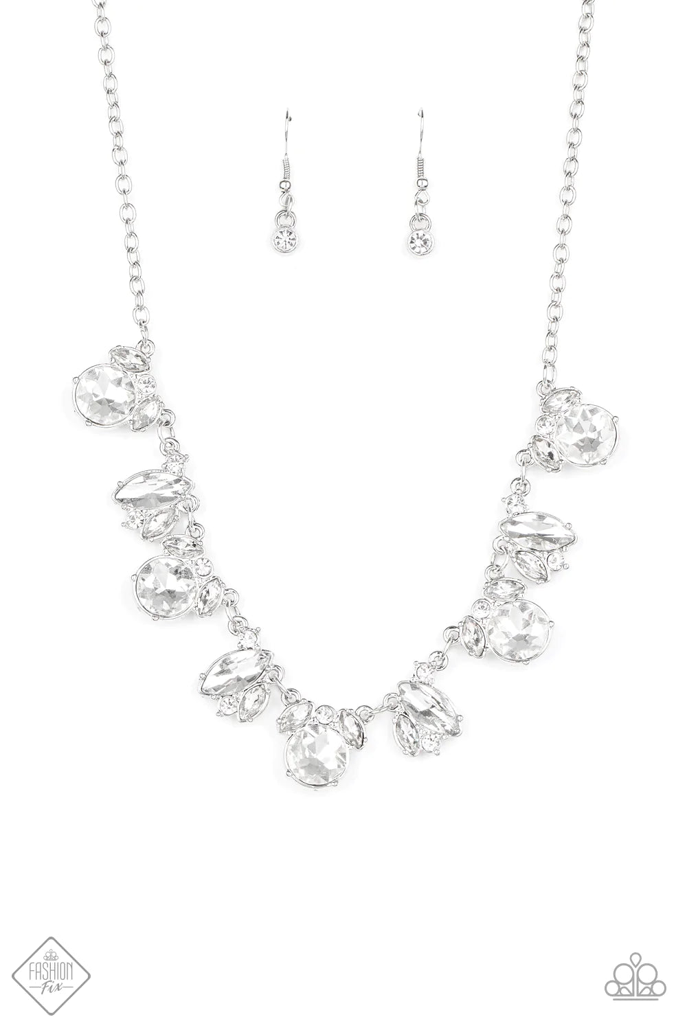 BLING to Attention - White Necklace