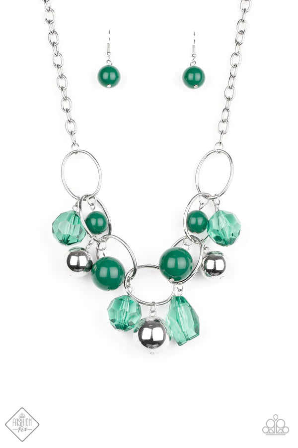 Cosmic Getaway - Green Necklace