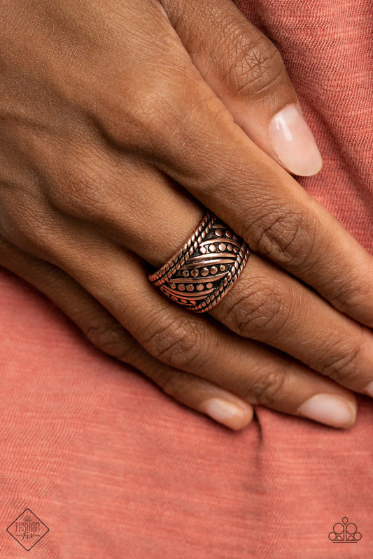 Slanted Shimmer Ring