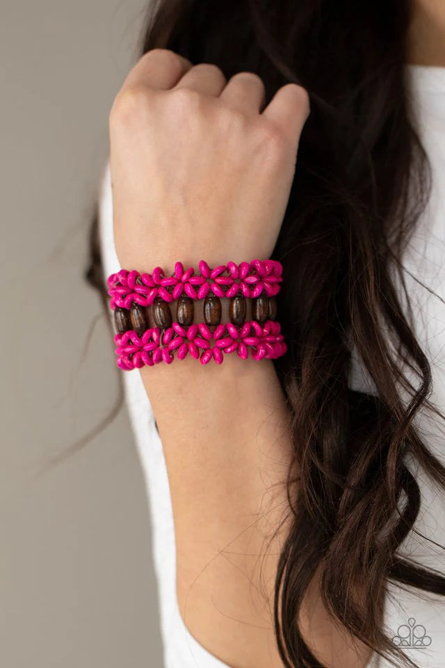 Bali Beach Retreat Pink Bracelet