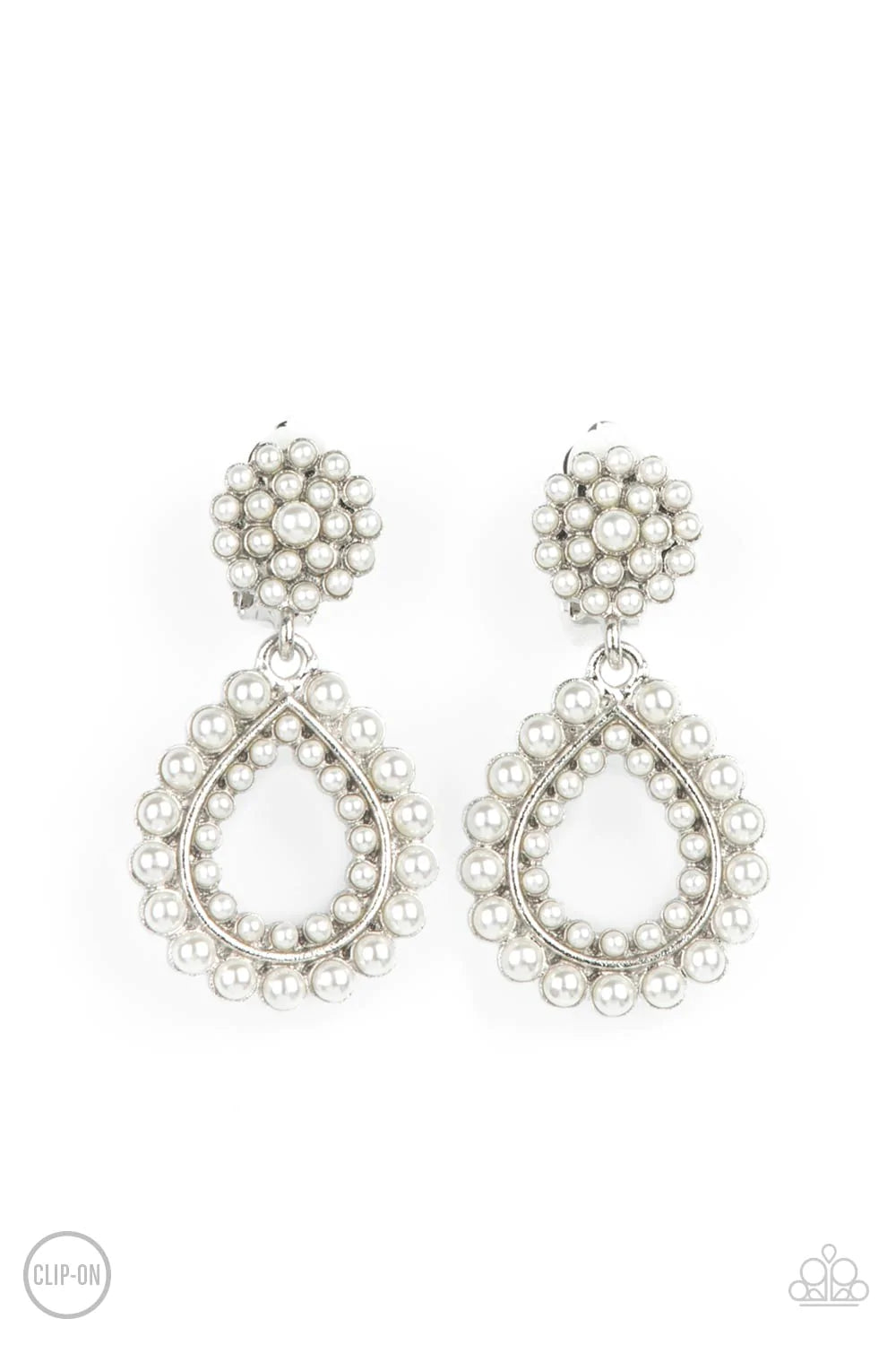 Discerning Droplets - White Clip-On
