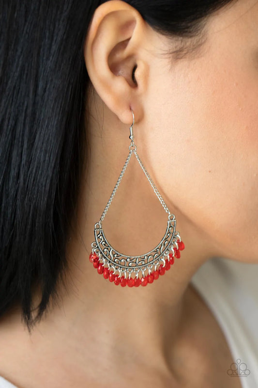 Orchard Odyssey - Red Earrings