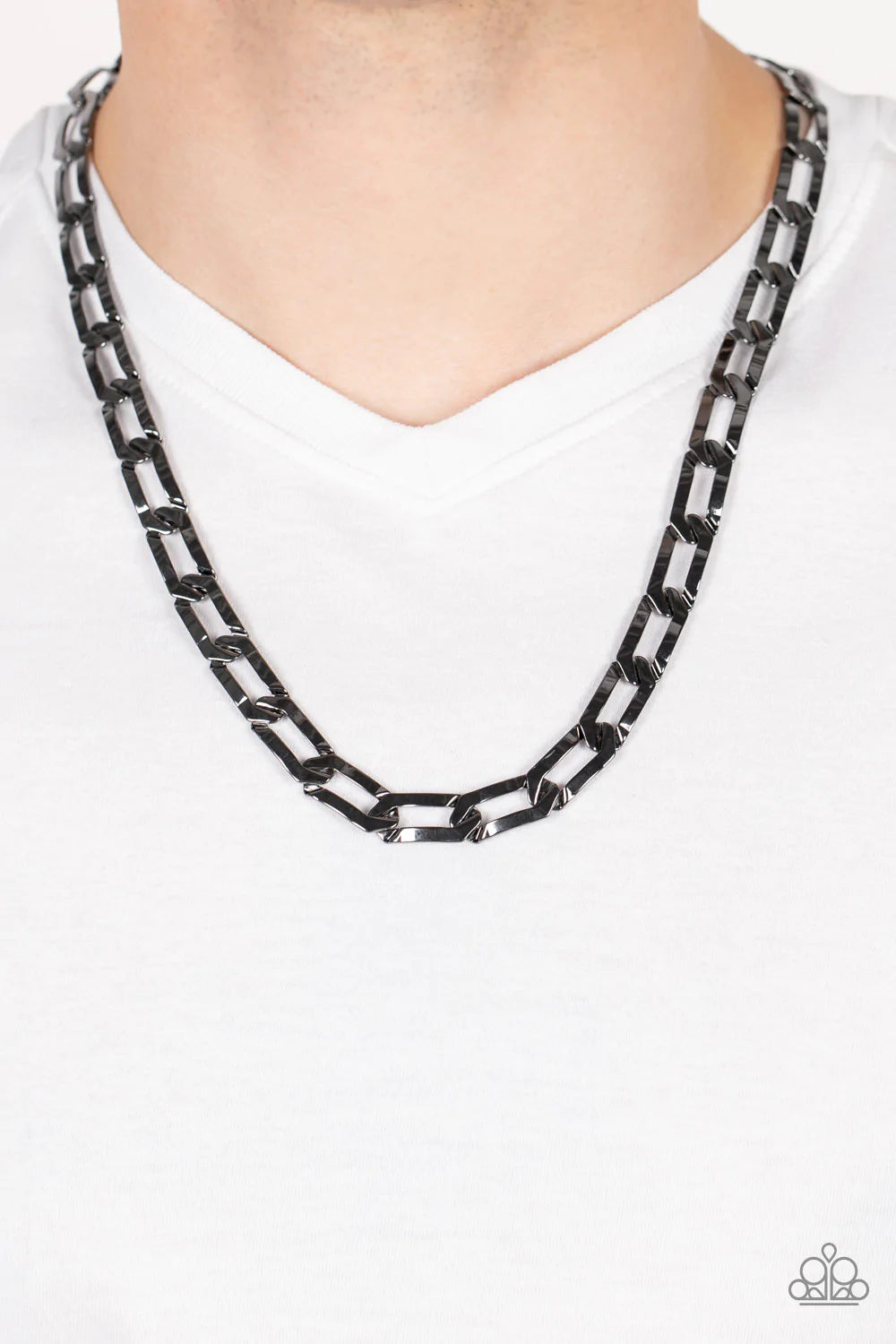 Full-Court Press - Black Men's Necklace