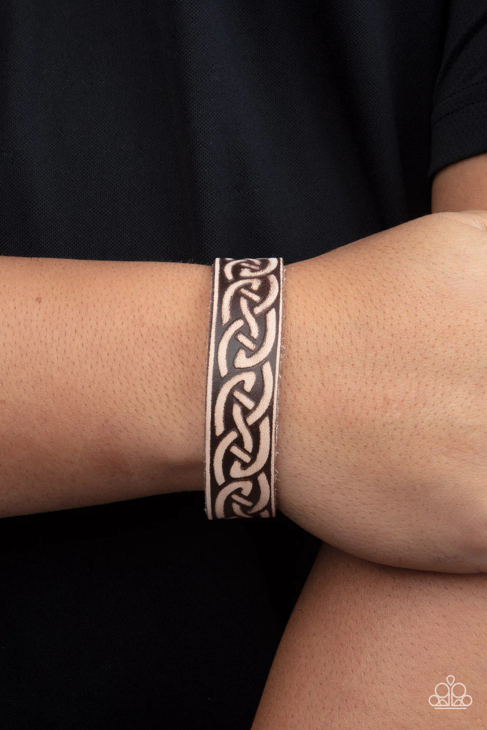 Rebel Runes - Brown Bracelet