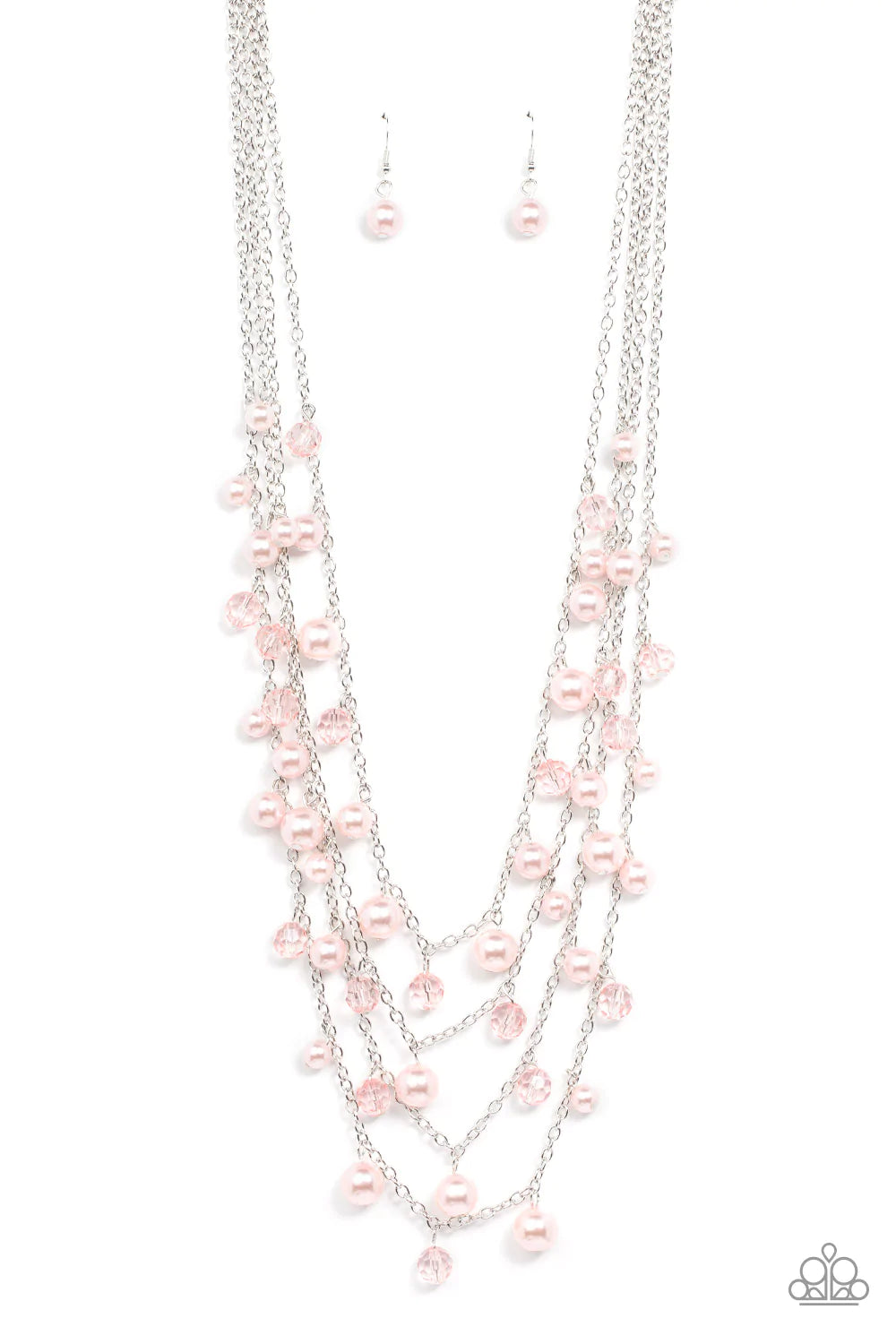 Vintage Virtuoso - Pink Necklace