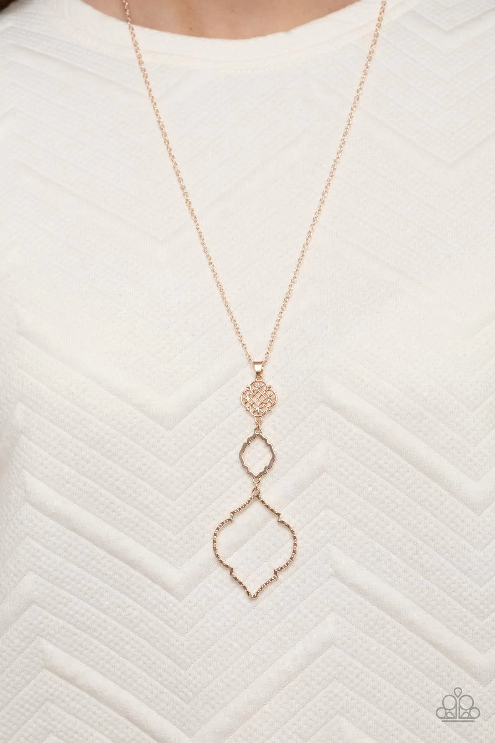 Marrakesh Mystery - Rose Gold Necklace