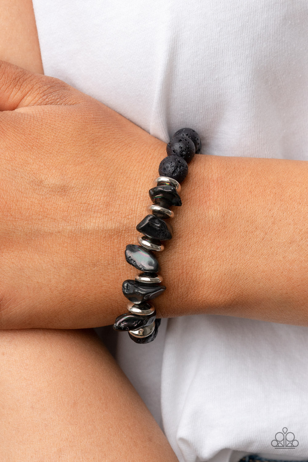 Volcanic Vacay Silver Urban Bracelet