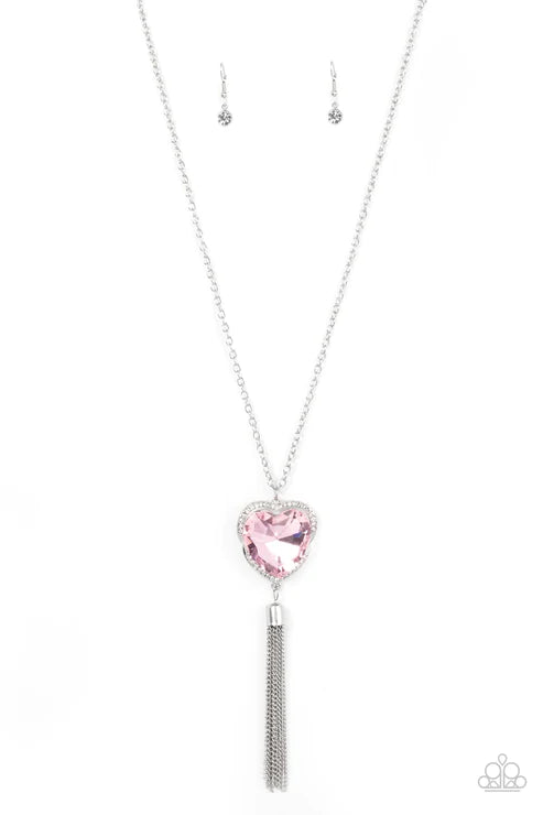 Finding My Forever - Pink Necklace