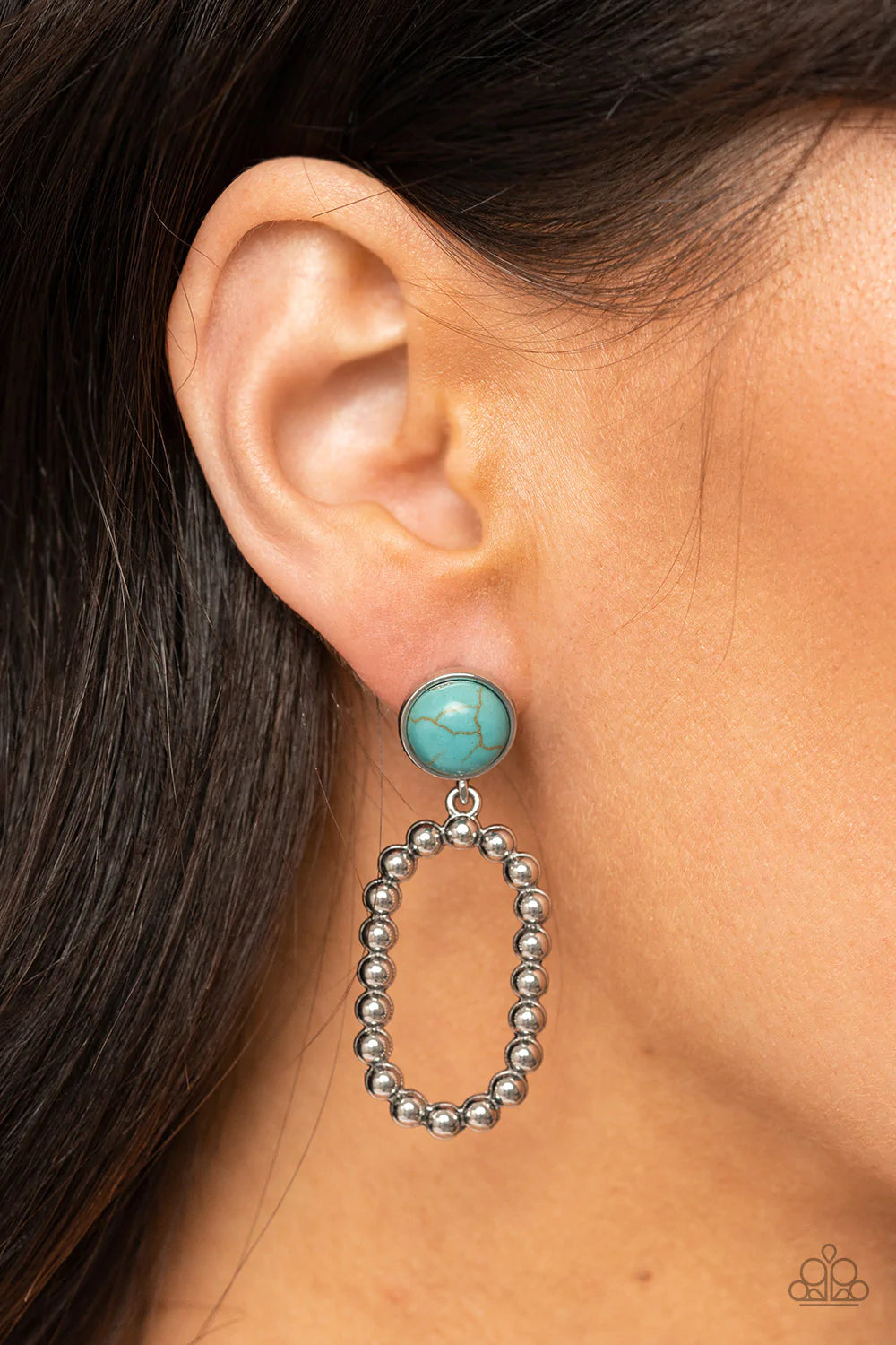 Riverbed Refuge - Blue Post Earrings
