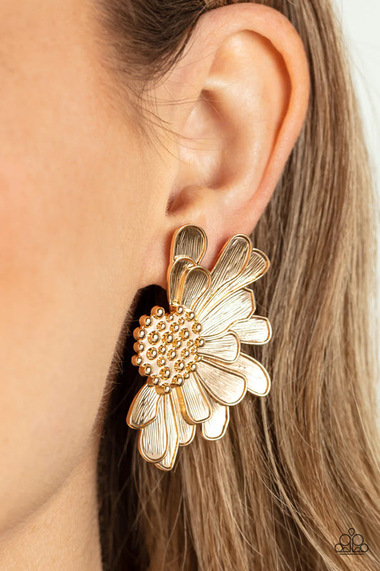 Farmstead Meadow - Gold Post Earrings
