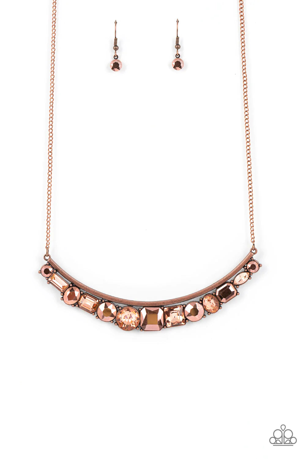 The Only SMOKE-SHOW in Town - Copper Necklace