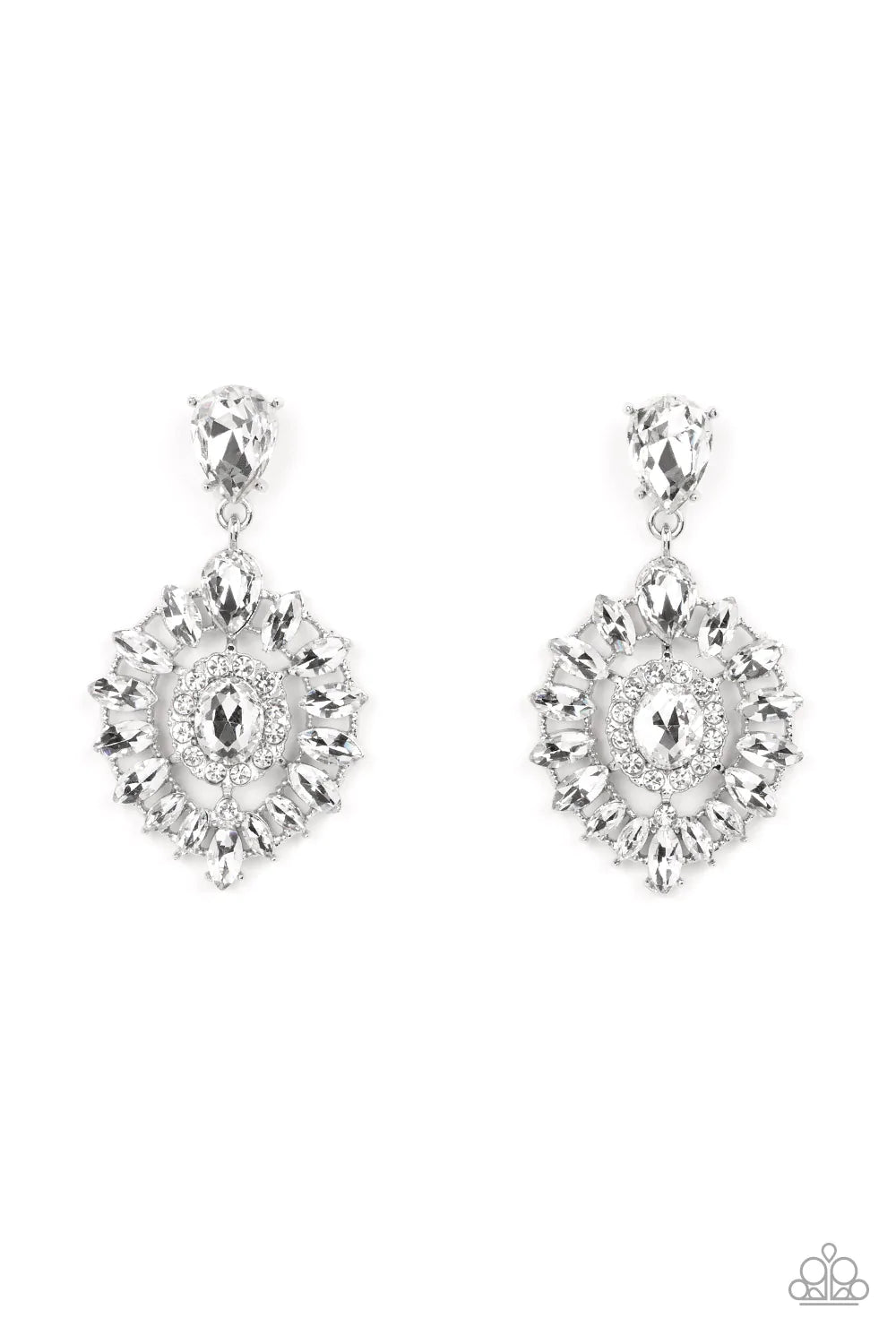 My Good LUXE Charm White Post Earring