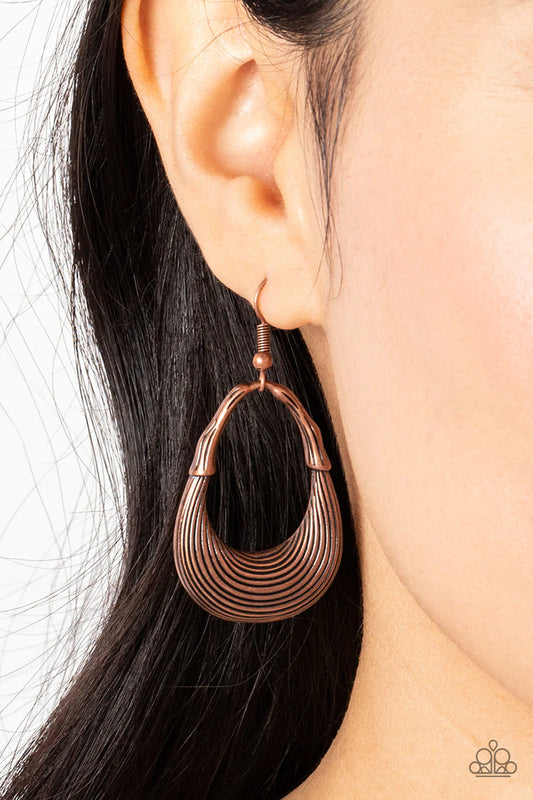 Terra Timber Copper Earring