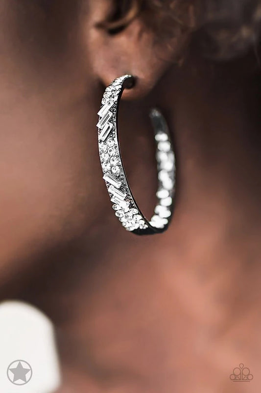 GLITZY By Association - Gunmetal Earrings