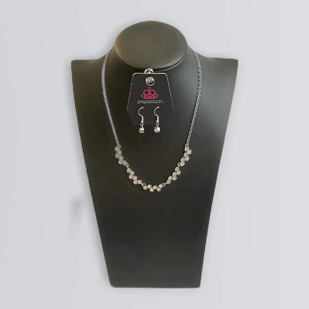 Selfie- Love White Necklace