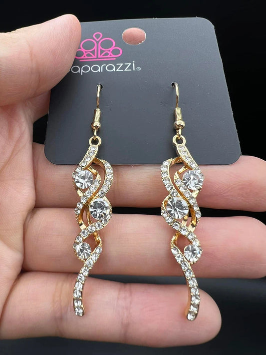 Highly Flammable Gold Earring