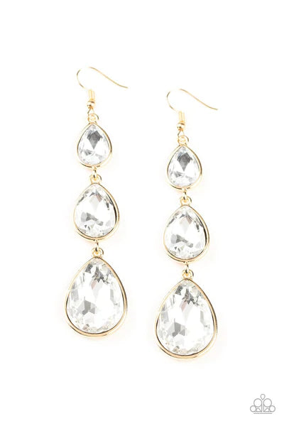 Metro Momentum - Gold Earrings