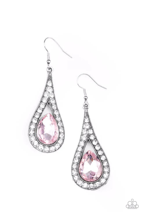 A-Lister Attitude - Pink Earrings
