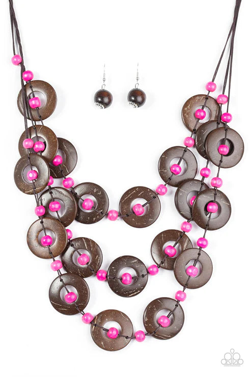 Bora Bora Beauty - Pink Necklace