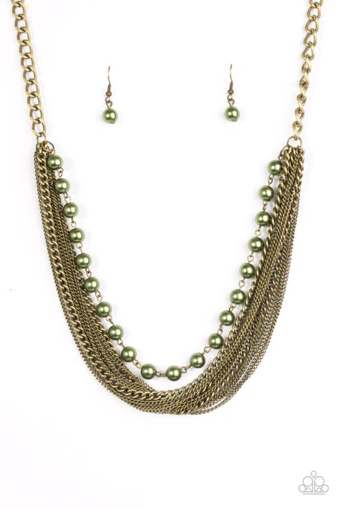 Fierce Fashion - Green Necklace