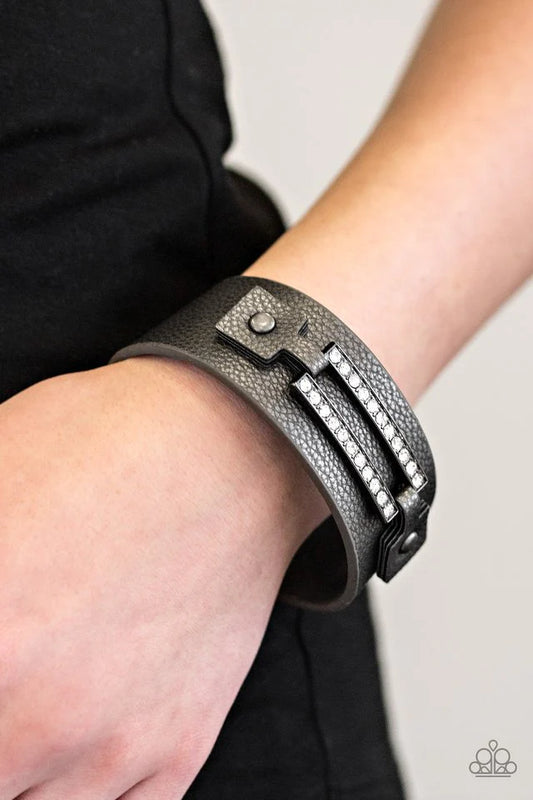 Street Glam - Black Bracelet