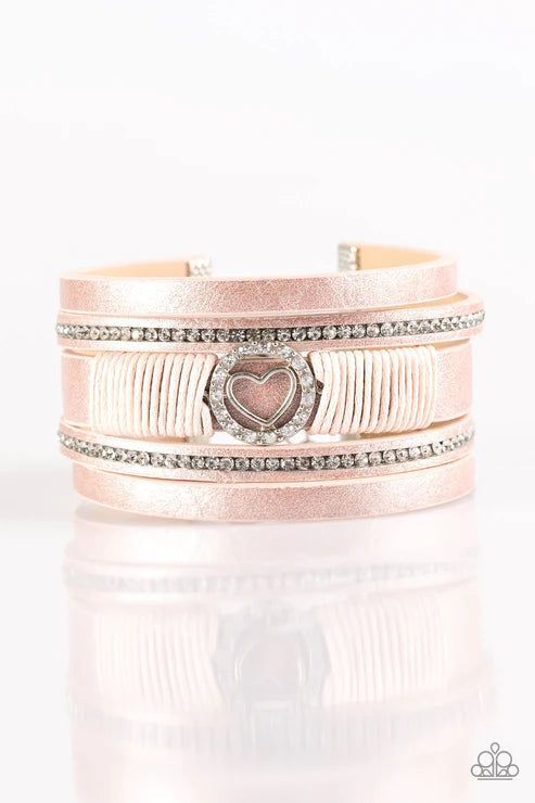 It Takes Heart - Pink Bracelet