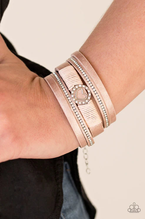 It Takes Heart - Pink Bracelet