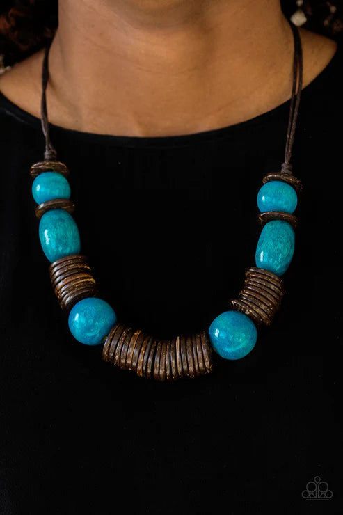 You Better BELIZE It! - Blue Necklace