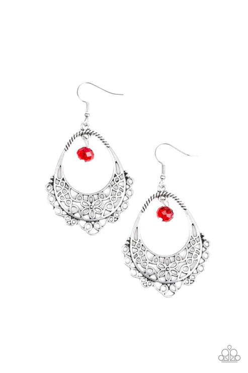 Garden Society - Red Earrings