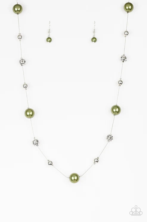 Eloquently Eloquent - Green Necklace