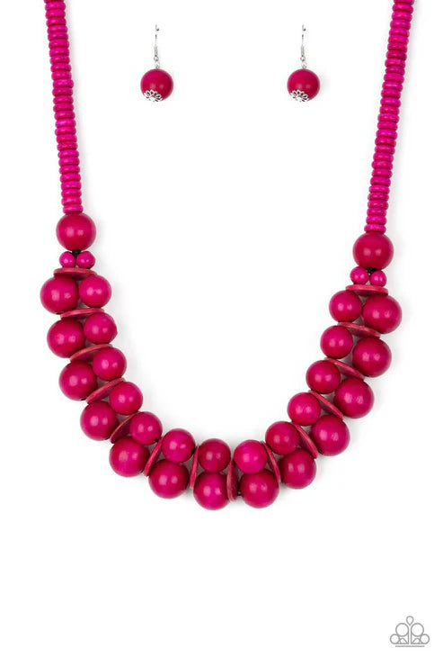 Caribbean Cover Girl - Pink Necklace