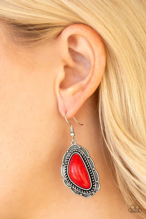 Santa Fe Soul - Red Earrings