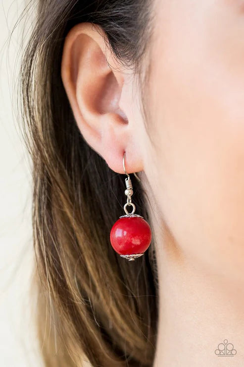 Tahiti Tropic - Red Necklace