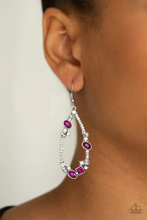 Quite The Collection - Pink Earrings
