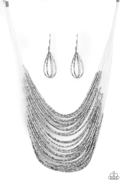 Catwalk Queen Silver Necklace