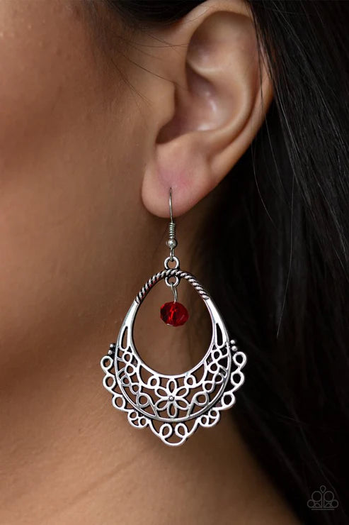 Garden Society - Red Earrings