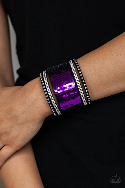 MERMAIDS Have More Fun - Purple Bracelet