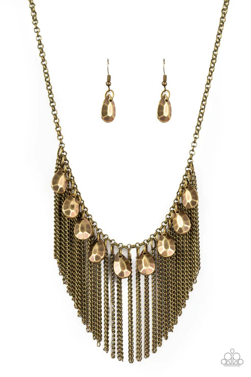 Bragging Rights - Brass Necklace
