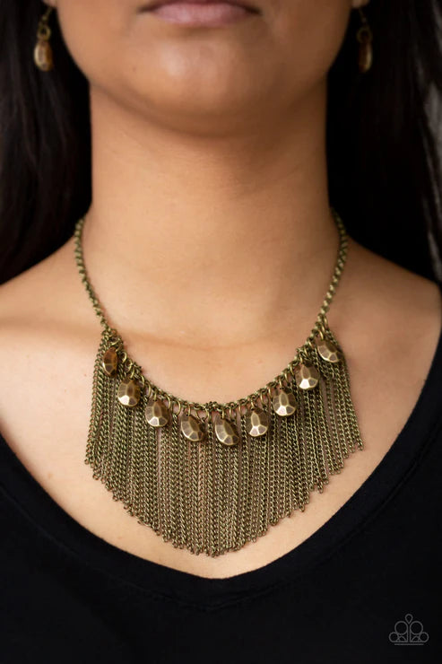 Bragging Rights - Brass Necklace