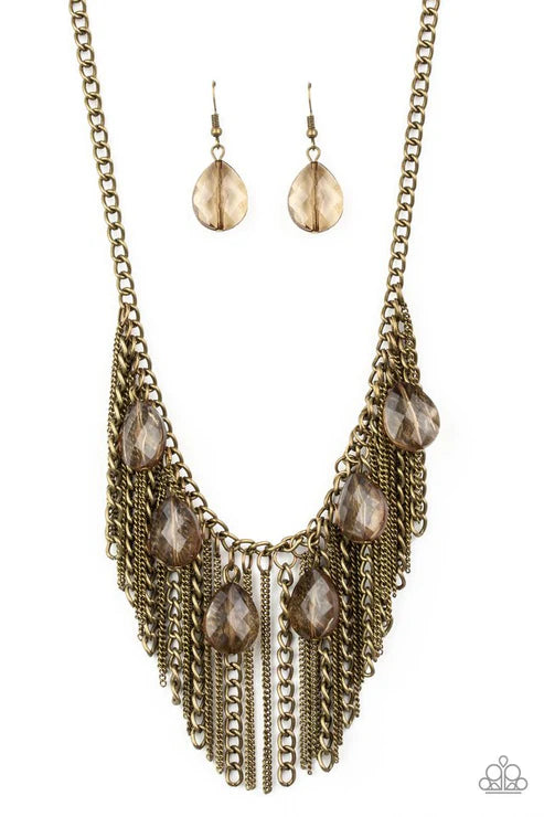 Vixen Conviction - Brass Necklace