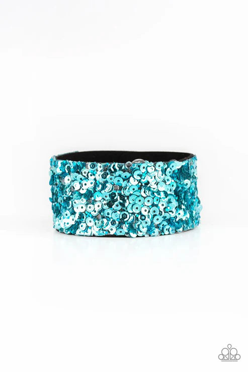 Starry Sequins - Blue Bracelet