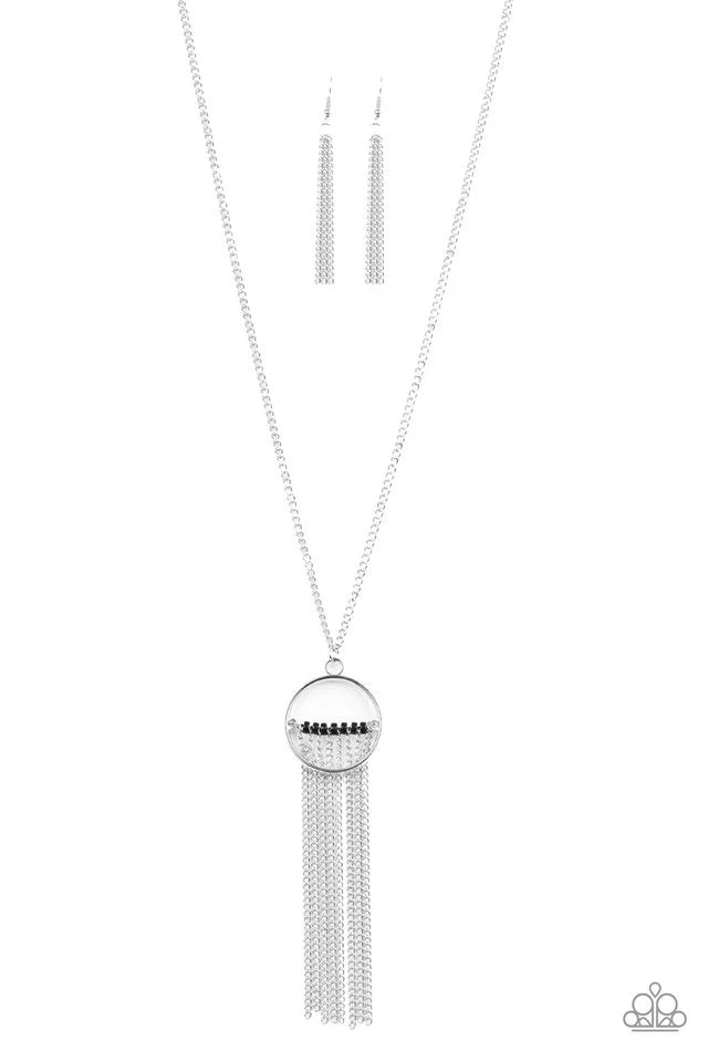 Terra Tassel - Black Necklace