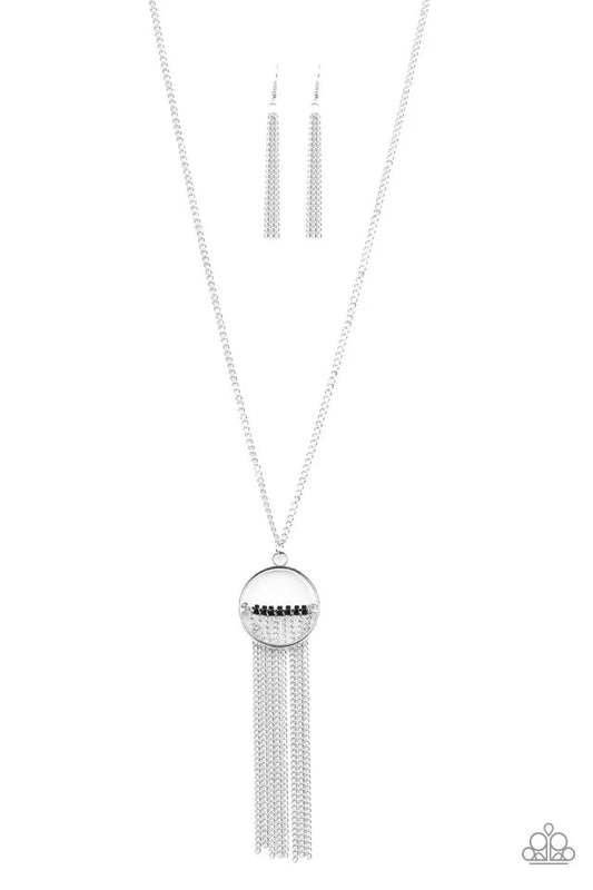 Terra Tassel - Black Necklace