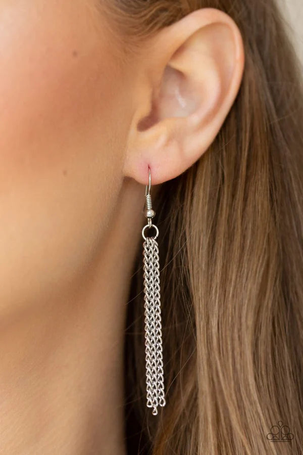 Terra Tassel - Black Necklace