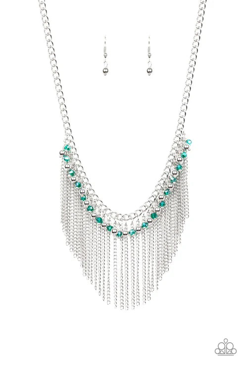 Divinely Diva - Green Necklace