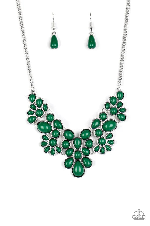 Bohemian Banquet - Green Necklace