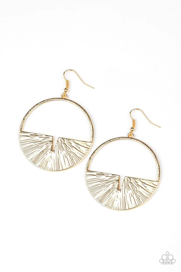 Reimagined Refinement Gold Earrings