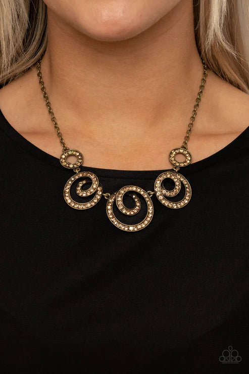 Total Head-Turner - Brass Necklace